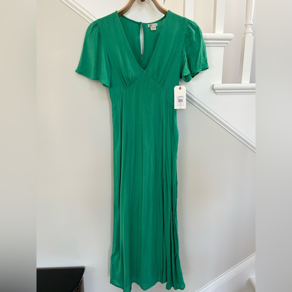 Billabong Casual Green Dress NWT